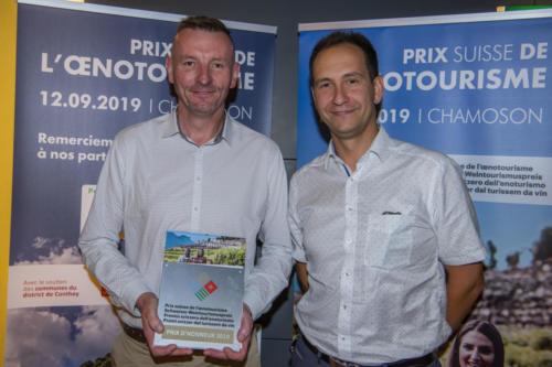 Prix Suisse de l'Oenotourisme 2019 à Chamoson