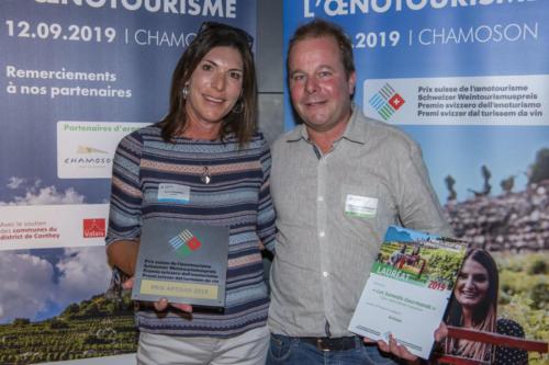 Prix Suisse de l'Oenotourisme 2019 à Chamoson