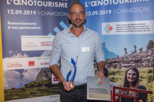 Prix Suisse de l'Oenotourisme 2019 à Chamoson