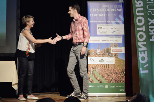Prix Suisse de l'Oenotourisme 2018 à Féchy