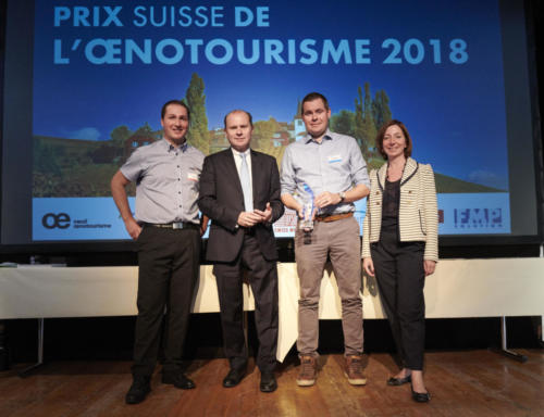 Prix Suisse de l'Oenotourisme 2018 à Féchy