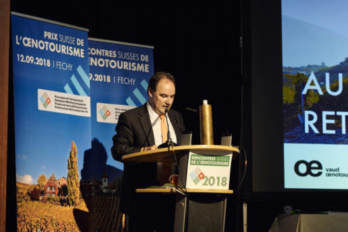 Prix Suisse de l'Oenotourisme 2018 à Féchy