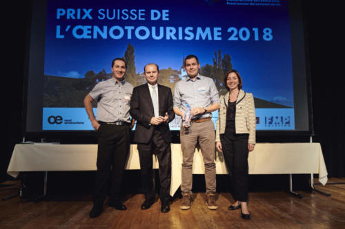 Prix Suisse de l'Oenotourisme 2018 à Féchy